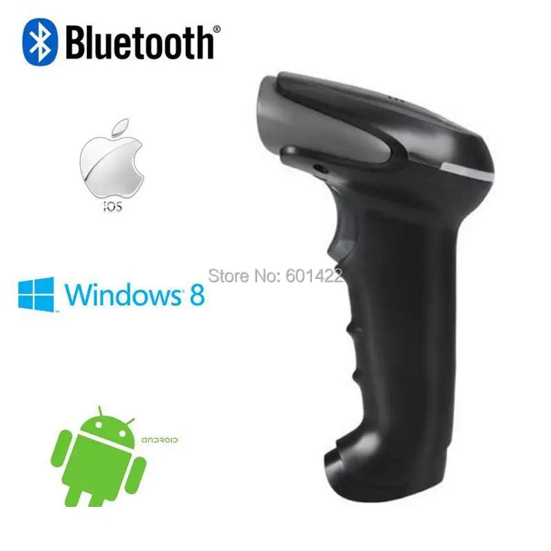 Portable 1D Laser USB Wireless Bluetooth Barcode Scanner Code Reader