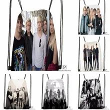 Пользовательские R5 паб Кристиан Lantry Drawstring сумка-рюкзак милый рюкзак детский Ранец(черный назад) 31x40 см#180531-04-16