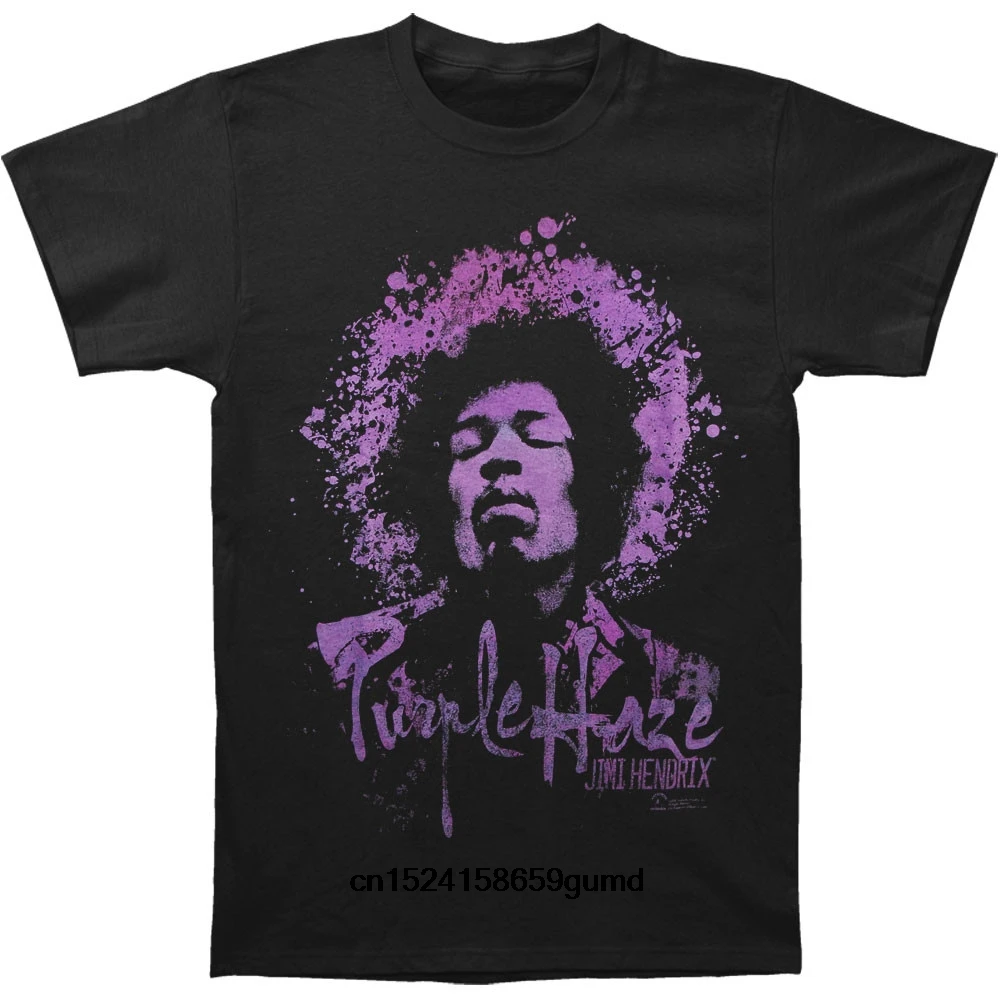 

Funny Men t shirt Women novelty tshirt Jimi Hendrix Purple Haze Spray T-Shirt
