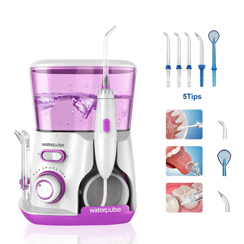 

Waterpulse V300 Dental Flosser Pro Water Flosser 800ml Oral Hygiene Dental Water Oral Irrigation For Tooth Care
