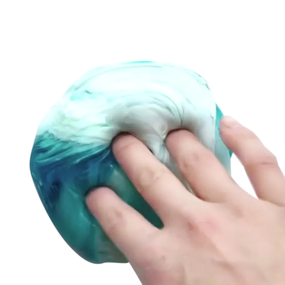 Сплошной Цвет Пушистый Floam Slime лучшие продажи мечта вишня грязи смешивания облако