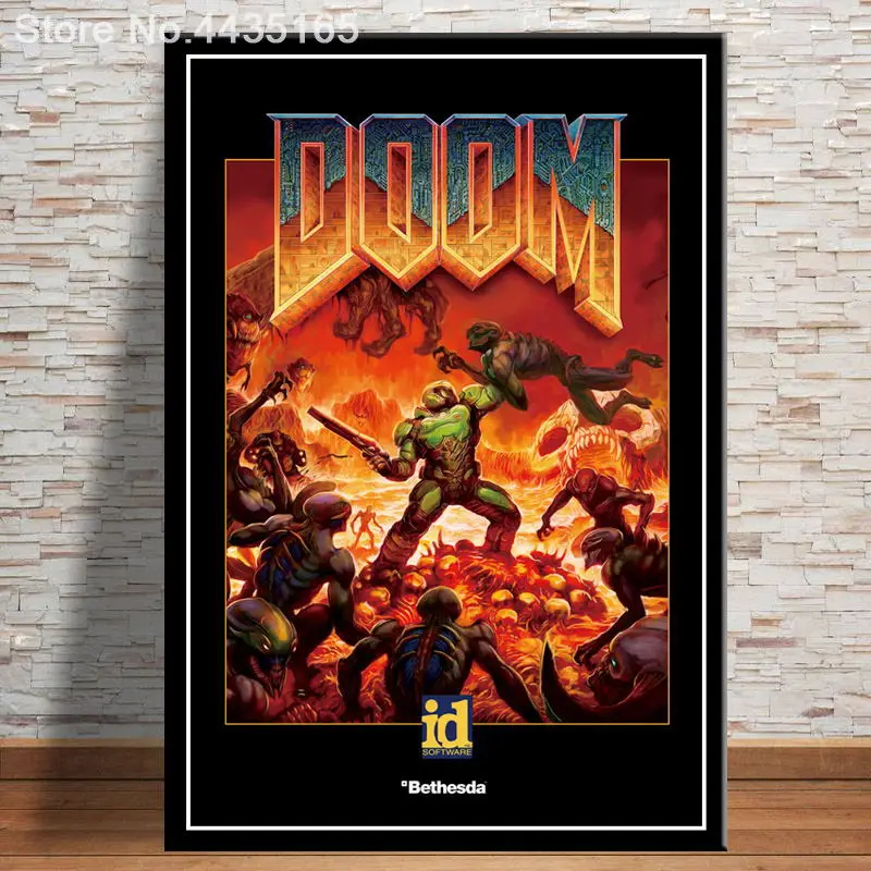 61x91 J2342- The Ultimate DOOM 4 New Gam 