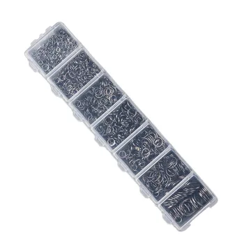 

Mixed 3/4/5/6/7/8/10mm Gunmetal Open Jump Rings For DIY Jewelry Accessories Schmuck Bastel Set F2973