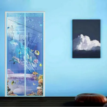

Marine Magnetic Anti-Mosquito Door Screen Encryption Soft Yarn Curtain Quick Installation Hands Free Automatically Shut Curtain
