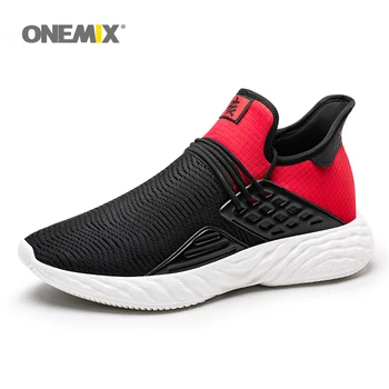 

Onemix Men Running Shoes for Black Mesh boots Breathable Designer Jogging Sneakers Outdoor Sport Walking Trainers