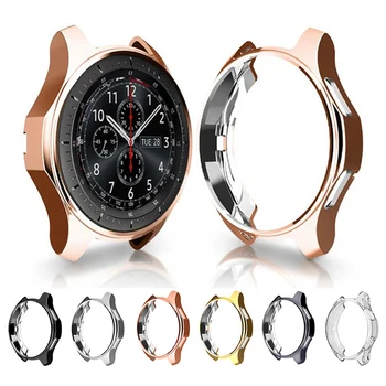 

360 protector Plating case bracelet protective cover for Samsung Galaxy Watch 46mm 46 mm Gear S3 S 3 GearS3 HD screen protection