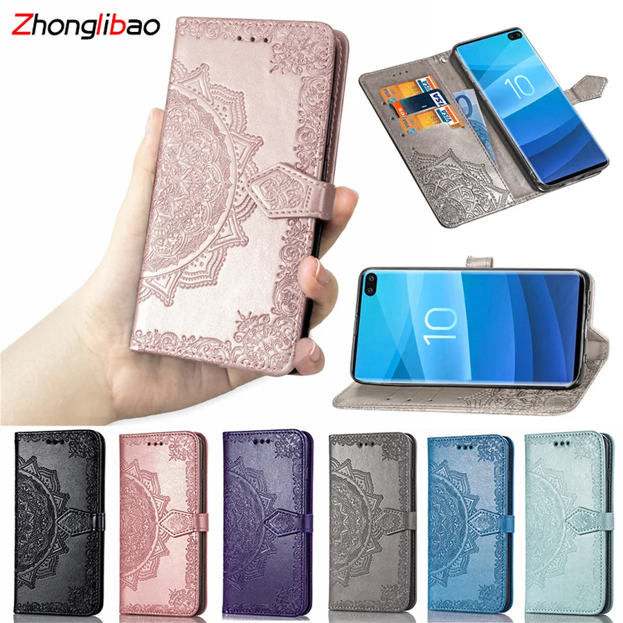 Роскошный кожаный чехол в стиле ретро для телефона Samsung Galaxy S10 S9 S8 Plus S10e S7 S6 A70 A50 A30