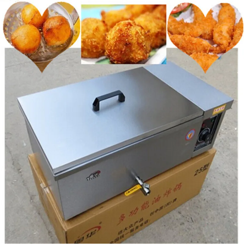 Deep fryer machine spiral potato twist frying machinein Electric Deep