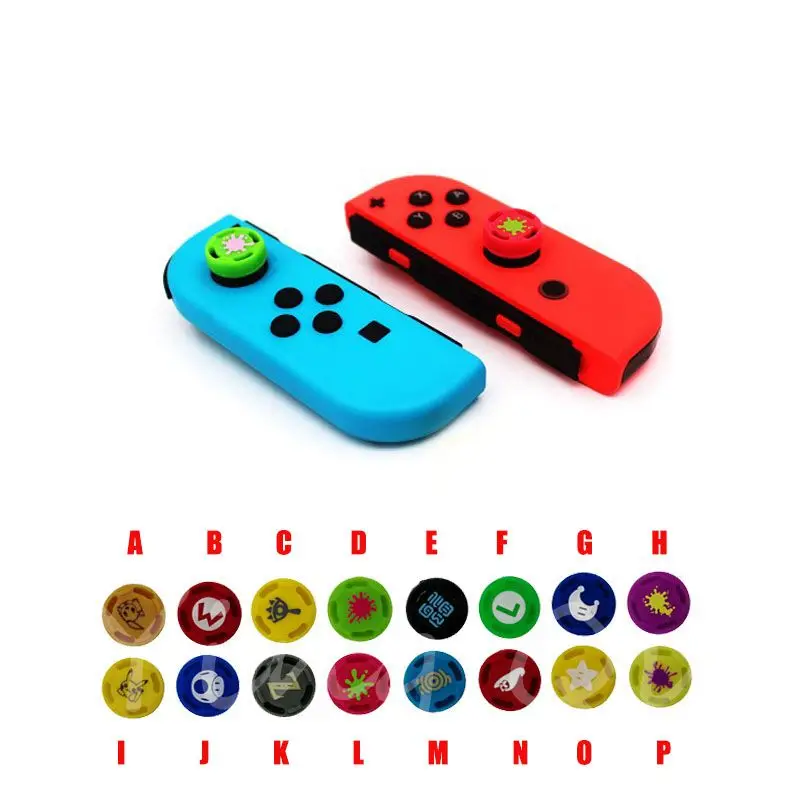 200 pcs for Joy Con Silicone Joystick Thumb Stick Grip Cover Case Analog Caps for Nintend Switch NS Joy-Con Controller