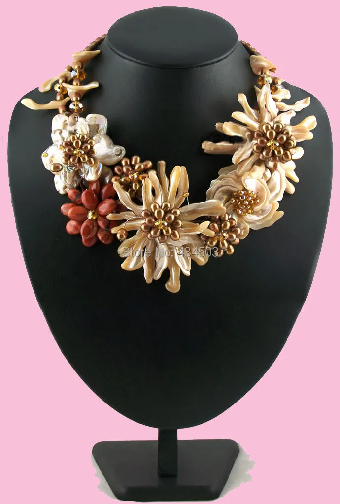 F695FREE SHIPPING !! NEW DESIGN HANDMADE AGATE + SHELLJEWELRY SET New Arrival | Украшения и аксессуары
