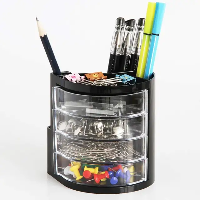 Aliexpress Com Black Pen Pencil Cup Holder Desk Tidy Organizers 3 6 X 4 1 From Reliable Holders Suppliers On Mylifeunit Official