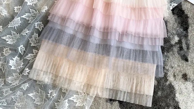 EnkeliBB Beautiful! Girls Long Skirt In Summer Baby Tulle Ball Gown Kids Koran Style Beautiful Skirts Fashion Children Tutus