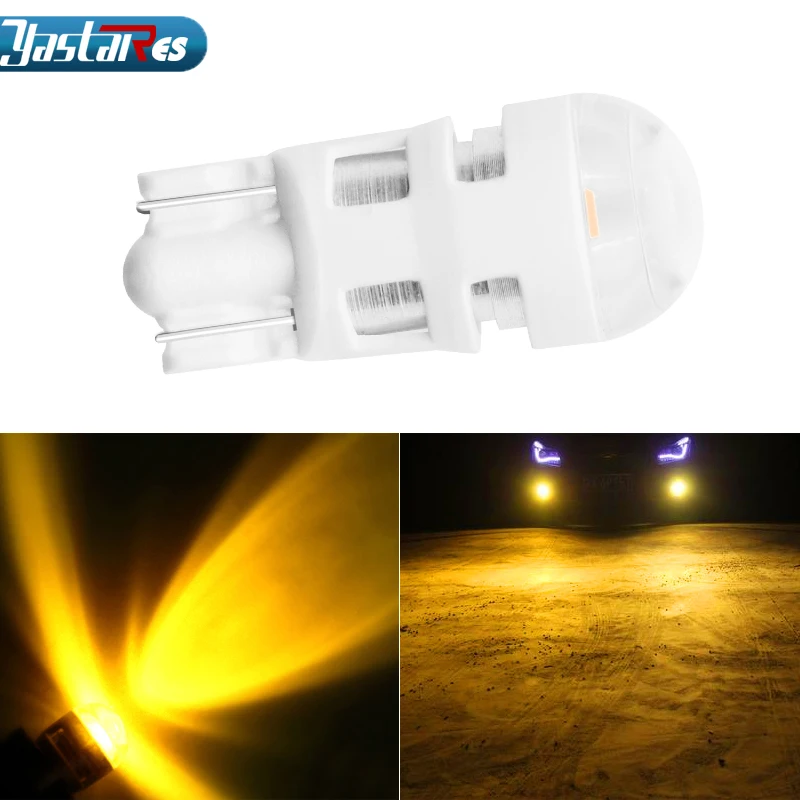 1 шт. Автомобильные светодиодные лампы T10 194 168 2825 W5W для чипа Cree номерного знака