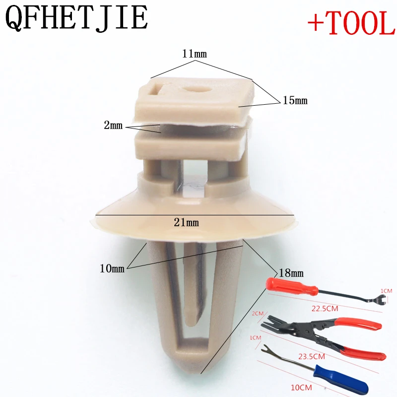 30 Pcs Car Buckle Door Panel Retainers Fixed Clip Auto Decorative