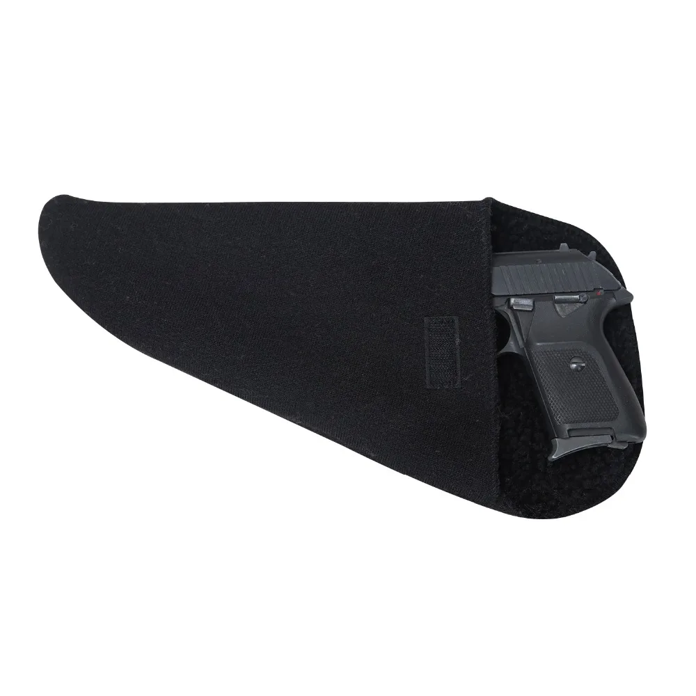 Tourbon Tactical Shooting Silicone Treated Pistol Firearm Case Pouch Gun Storage Socks Holster Gun Protector Black Fabric 26CM Tourbon Tactical Shooting Silicone Treated Pistol Firearm Case Pouch Gun Storage Socks Holster Gun Protector Black Fabric 26CM