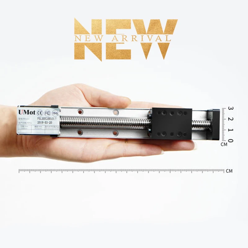 

UMot mini motorized actuator linear module 300mm customize stroke with nema11 linear stepper motor