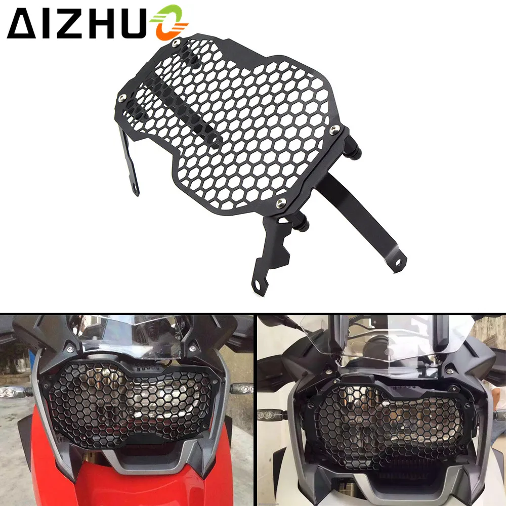 R1200GS Motorcycle Headlight Guard Grill Front Lamp Guard Stainless Steel Head Light Front Light Cover For BMW R1200GS Adventure