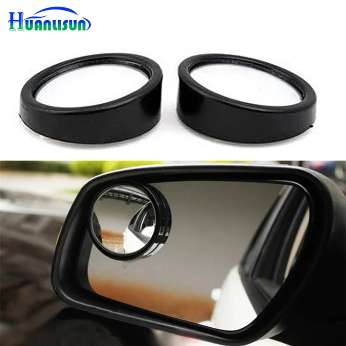 HUANLISUN 1 Pair Driver 2 Side Wide Angle Round Convex Car Vehicle Mirror Blind Spot Auto Rearview 360 | Автомобили и мотоциклы