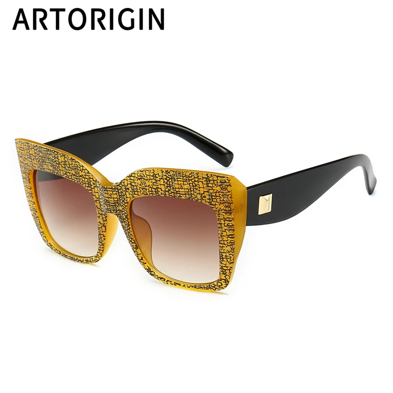 

Oversize Square Sunglasses 2019 Brand Designer Sun Glasses for Women Retro Bold Quailty Fashion Shades Female