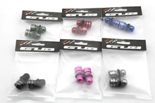 GUB MF-2 Bicycle Anodized Dust Cover MTB Road Bike Tyres Wheel Tire Valve Cap Anti-dust Cover both Presta and Schrader valve 2pc