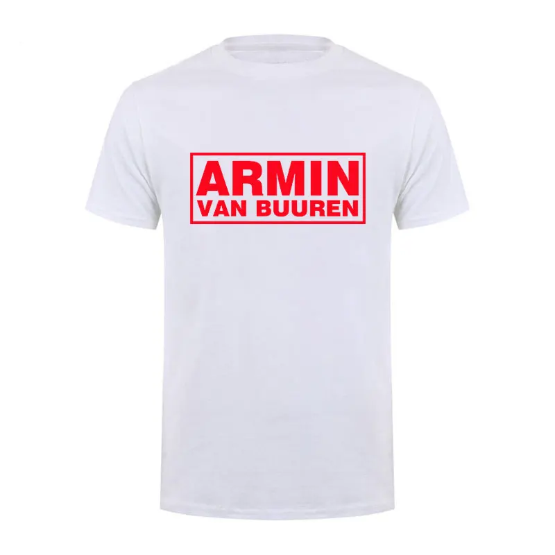 Armin Van Buuren с буквенным принтом для мужчин/женщин панк-рок группа футболка черно-белые повседневные хлопковые футболки футболка для мужчин - Цвет: 19