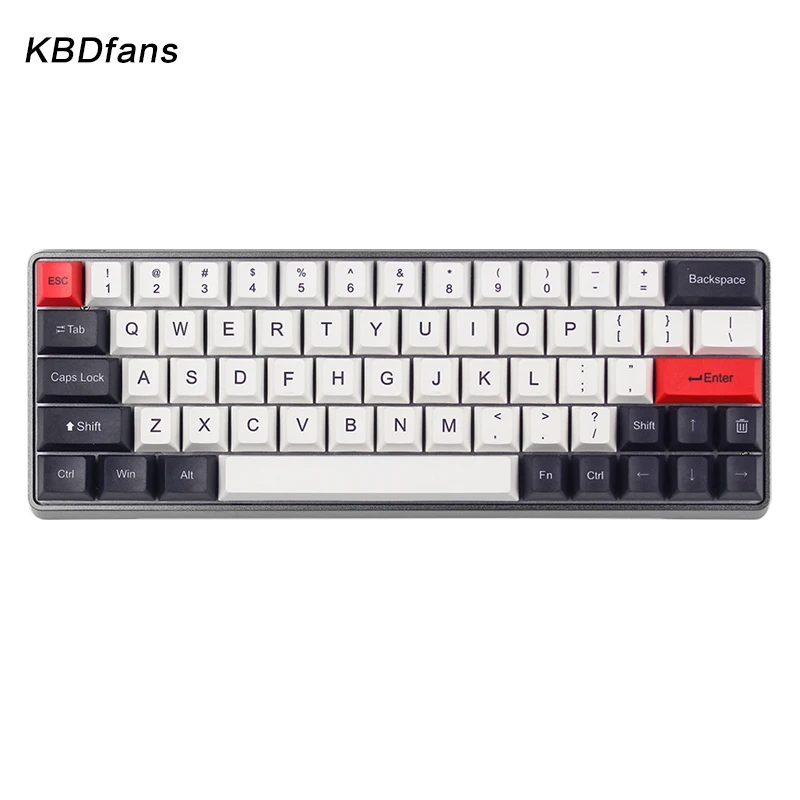 

cherry profile keycap dye subbed thick pbt keycaps for gk64 mechanical keyboard 2u left tada68 fit