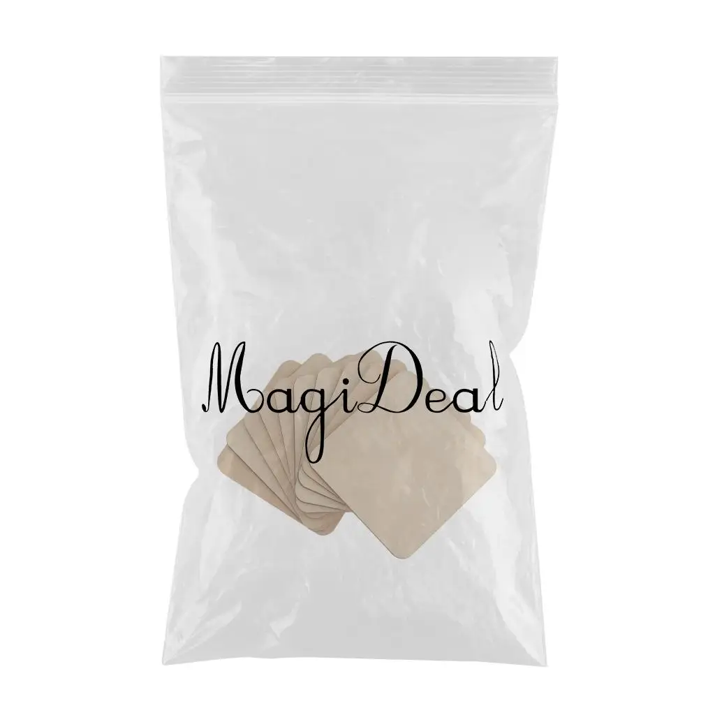 3 Sizes Square MDF Unfinished Wood Pieces Blank Plaque for DIY Craft Pyrography