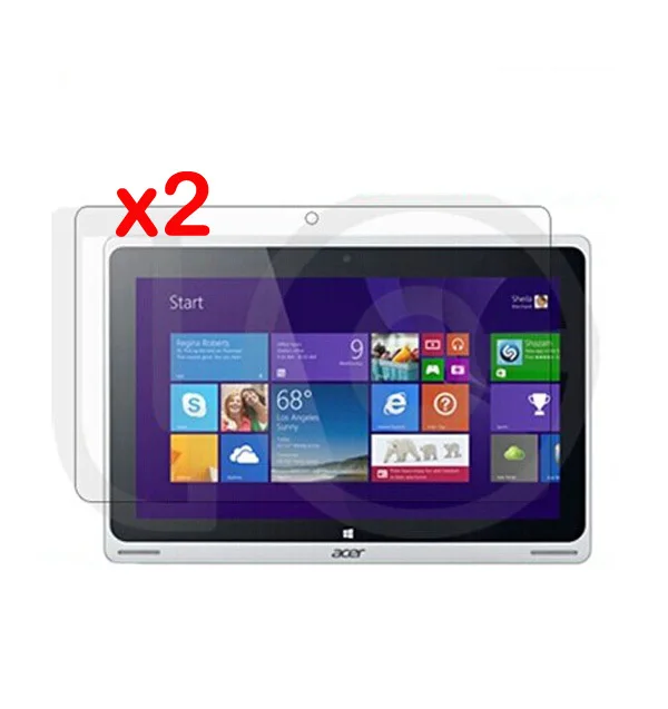 

2x Clear Films +2x Cloths , Retail Package LCD Screen Protector Protective Film Guards For Acer Aspire Switch 10 SW5-011-18PY