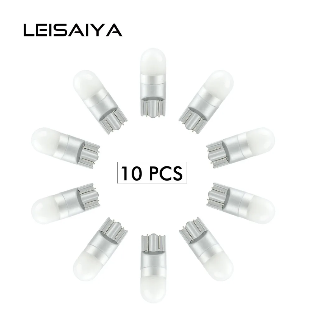 10 шт. T10 светодиодные лампы W5W 3030 SMD Led противотуманных фар автомобиля DRL 194 168