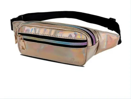 

Girls Waist PVC Pack Belt Bag Women Fashion Solid Chest Pouch Hip Bum Pillow Waist Packs