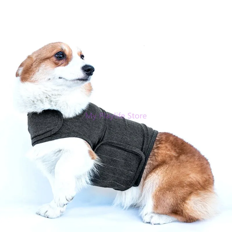 

Dog Harness Anti Anxiety Jacket Pet Puppy Vest Coat Thunder Shirt Stress Relief Calming Wrap Soft Comfort Clothes Clothing C42