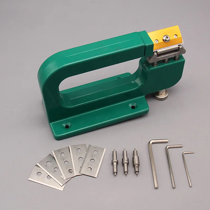 

12PCS/Set DIY Leather Craft Splitter Skiver Paring Peeling Machine Edge Cut Skiving Tool Leathercraft Tool Sets Cutting