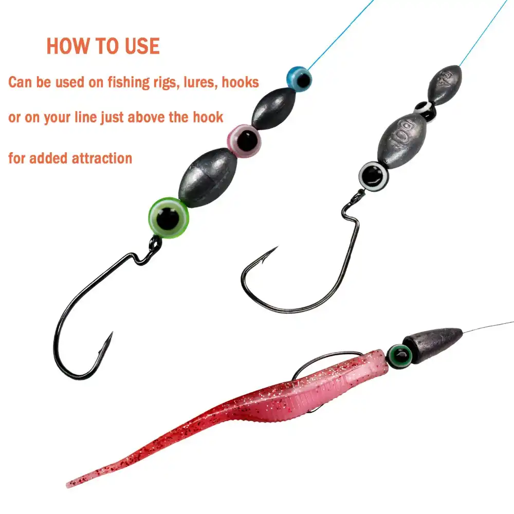 Texas Rig Beads Carolina Rigging Fishing Accessories 6mm 8mm 10mm 12mm