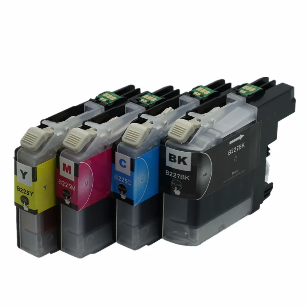 Запасные чернильные картриджи LC227BK LC227XL LC227 XL LC225 LC 227 225|ink cartridge|replacement cartridgebrother