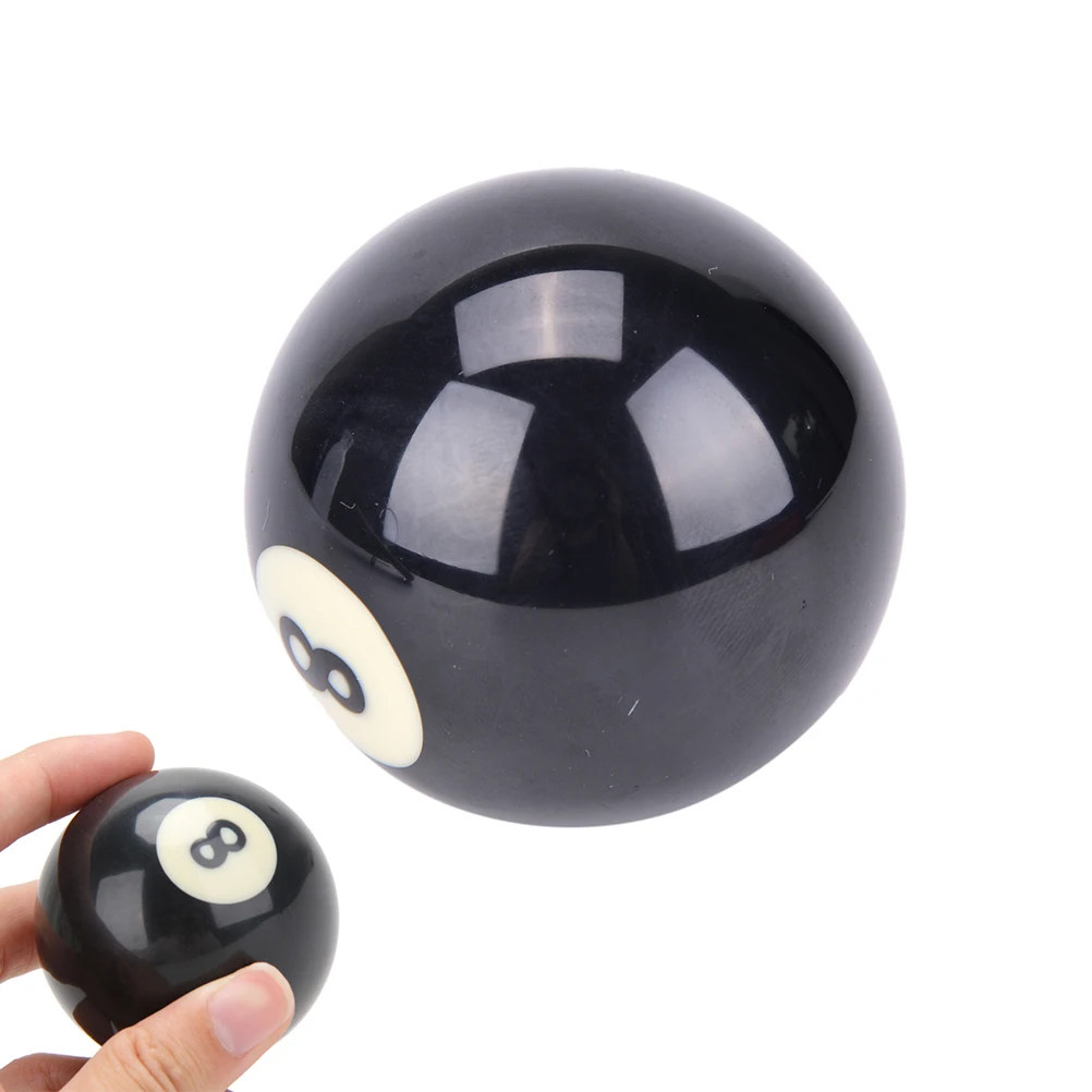 

1 PCS Black 8 Billiard Balls Billiard Pool Ball Replacement EIGHT BALL Standard Regular Two Size 52.5/57.2 mm