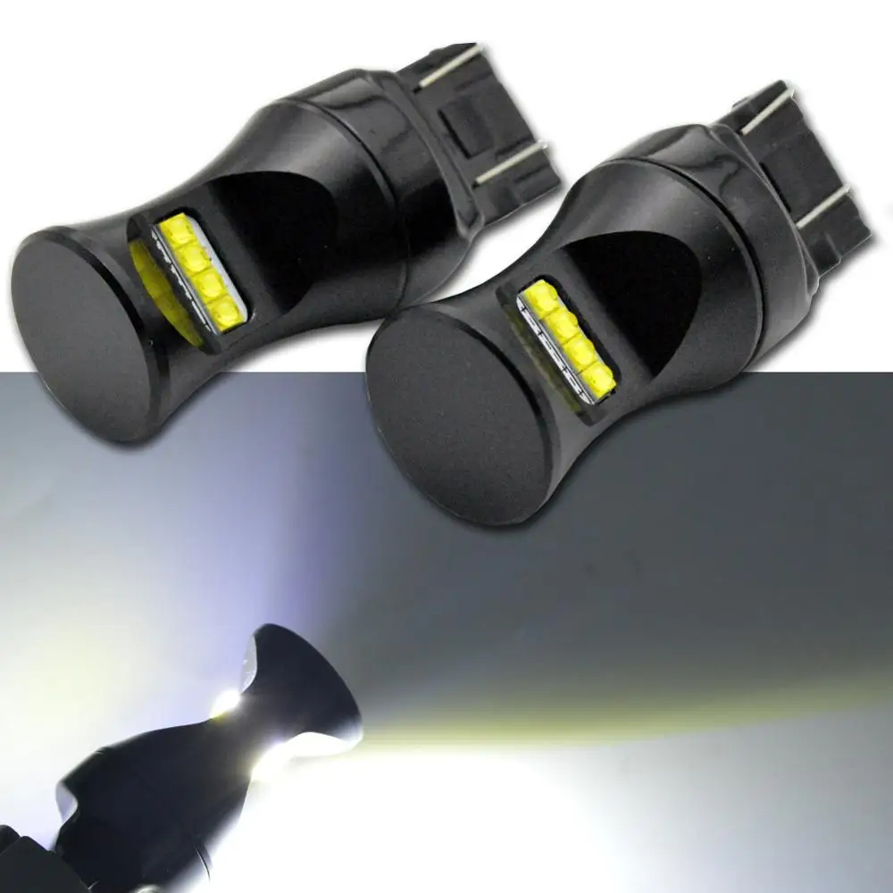 

2Pcs Auto LED 40W T20 7443 W21/5W Yellow White Red AC/DC12V 24V XBD chips Car Light W3x16q Brake Turn Tail signal lamp bulb