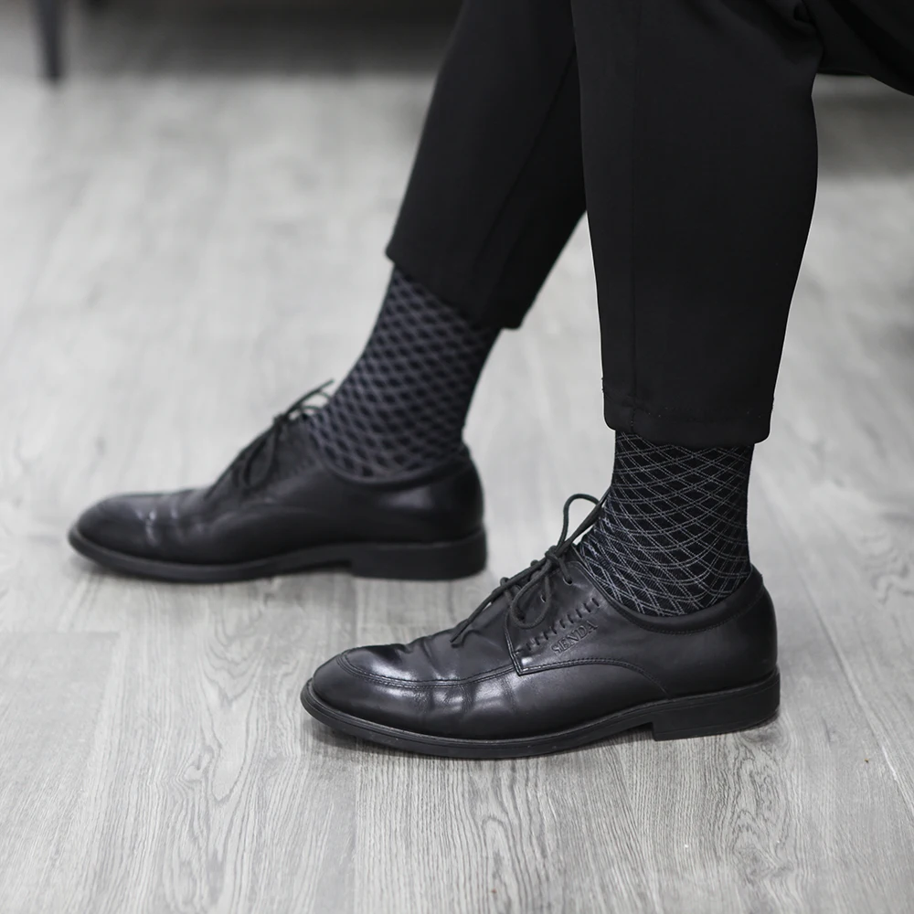 Match-Up новые стильные мужские модельные туфли чесаный коттоновые носки