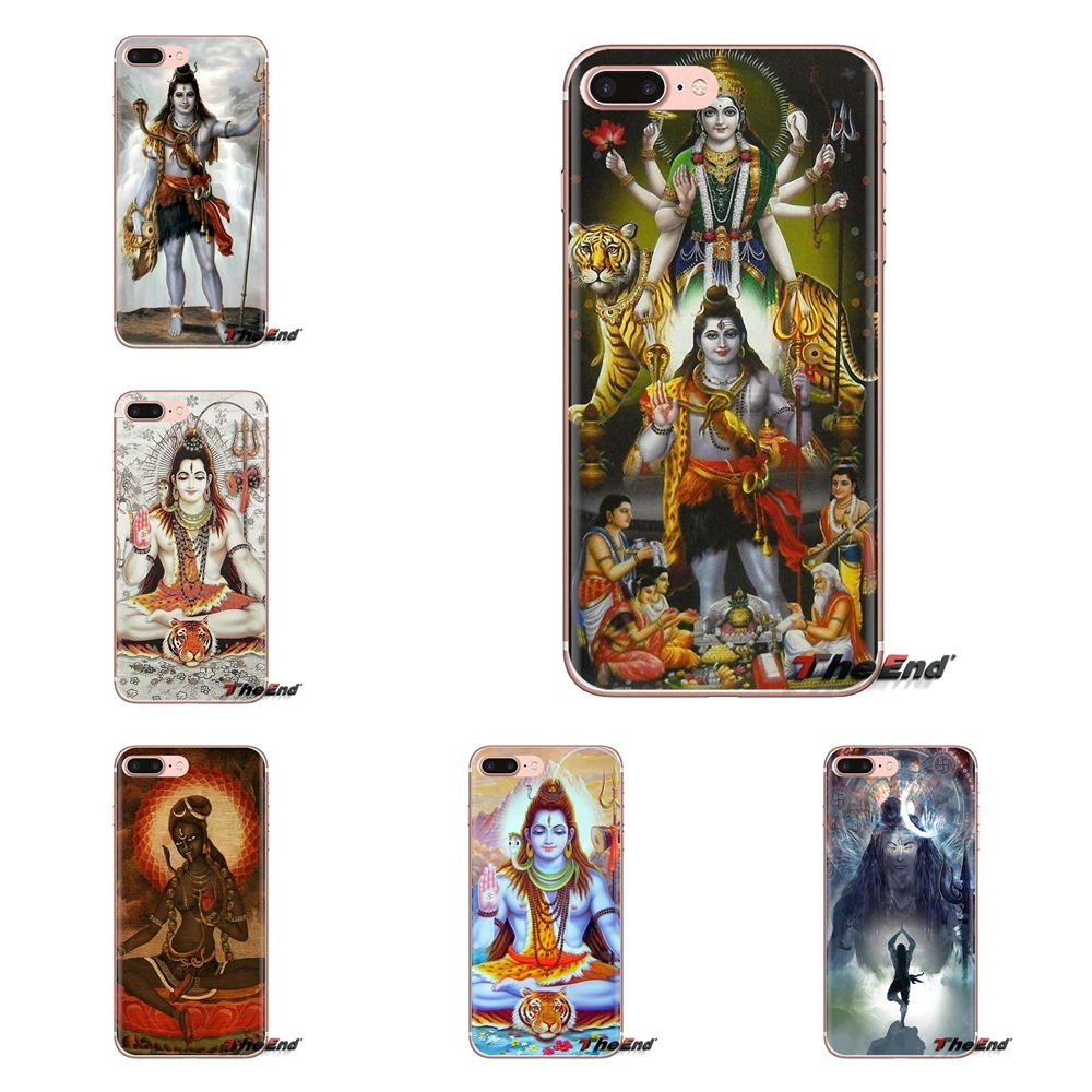 Transparent TPU Cover For Xiaomi Redmi 4A S2 Note 3 3S 4 4X 5 Plus 6 7 6A Pro Pocophone F1 Elements hindu god shiva Riding Nandi |