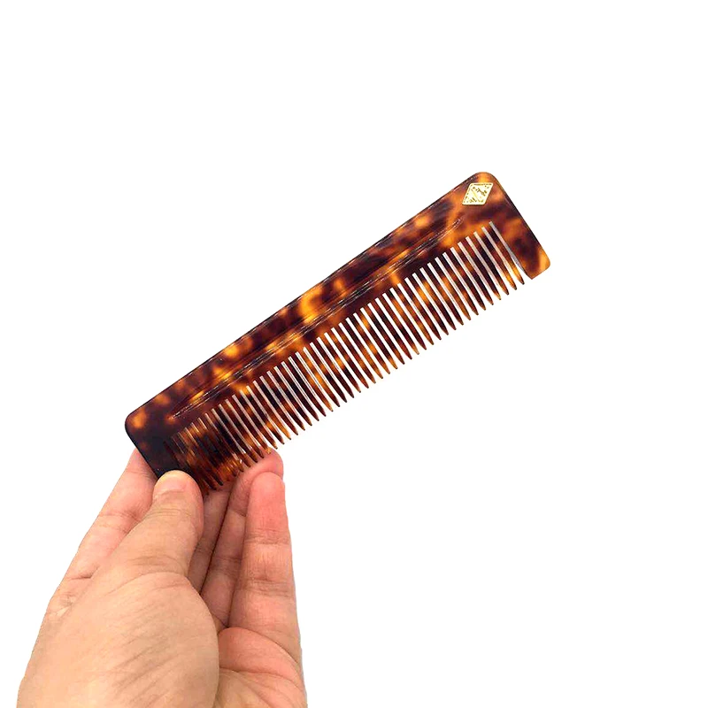 

WB400-32 Custom Your Logo Acetate Beard Comb Luxury Man Comb