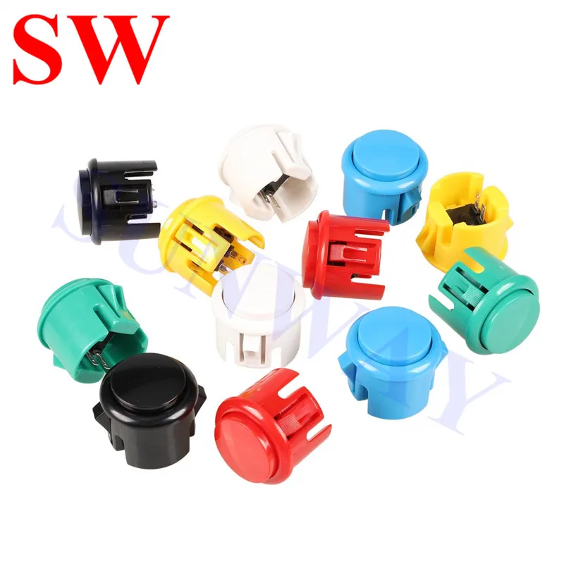 Arcade Joystick DIY Kit Zero Delay Arcade Kit USB Encoder To PC Arcade 4Way Sanwa Joystick 24/30mm Push Buttons For JAMMA Mame