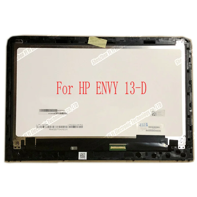  13.3 FHD LCD Screen Display Panel Glass Assembly for HP ENVY 13-d Series Non-touch