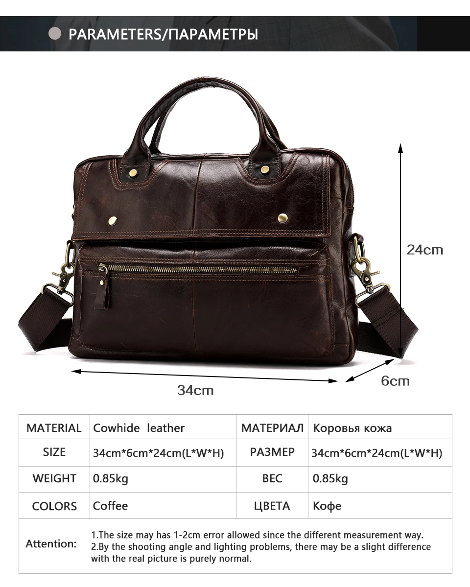 Messenger Bag Men's Genuine Leather Casual Crossbody Bags for Men Shoulder Bag Men Bags Business Leather Man Handbags 8508 (5)