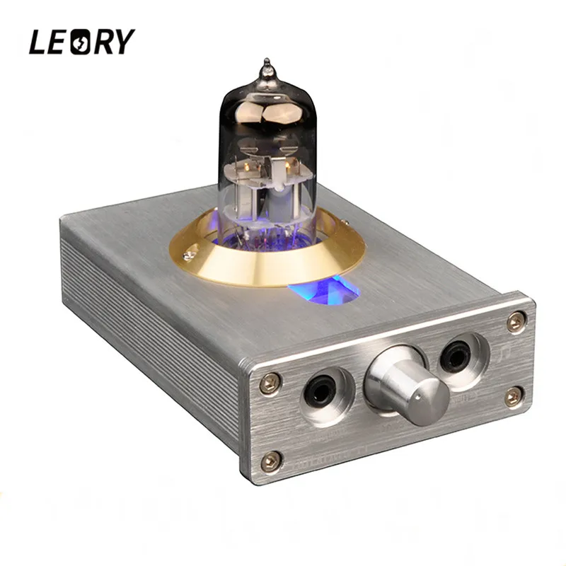 

LEORY T1 HIFI Headphone Amplifier 6N11 DIY Fever Level RCA 3.5mm Audio Amplifier for Computer Phones MP4 Music Player