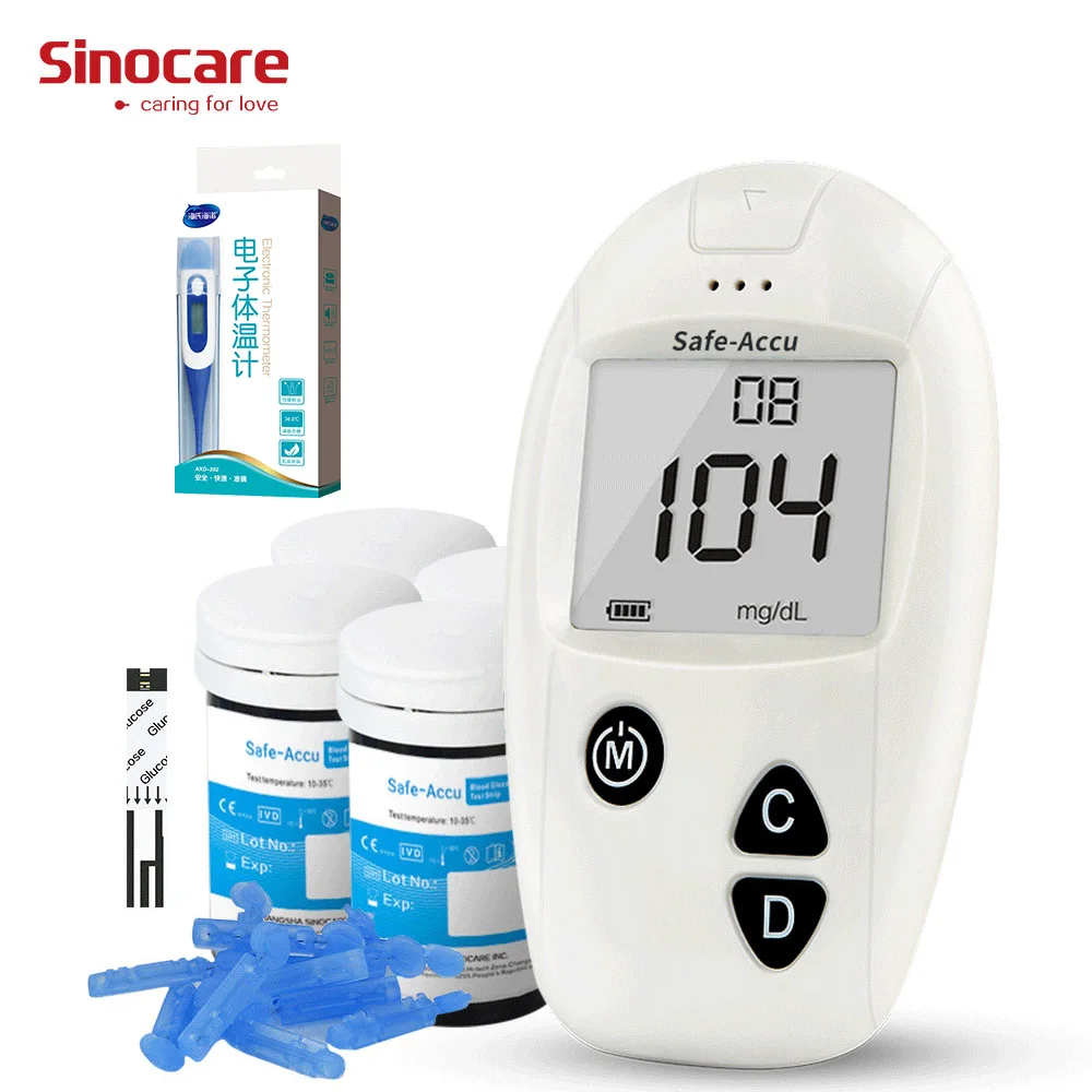Buy (Free Electronic Thermometer) Sinocare Safe Accu