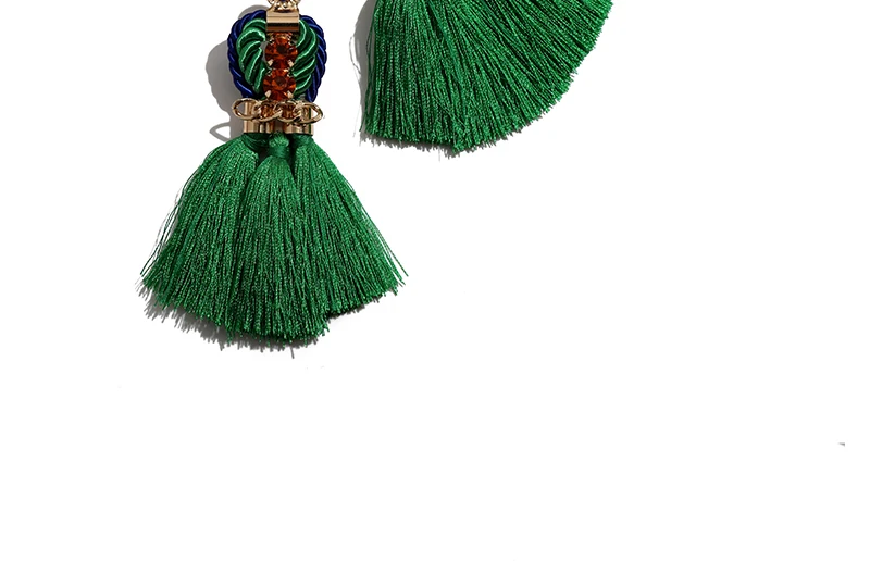 AYAYOO Long Tassel Earrings For Women Ethnic Big Drop Earring Female 2018 Brincos Summer Style Gold Earings Fashion Jewelry (4)