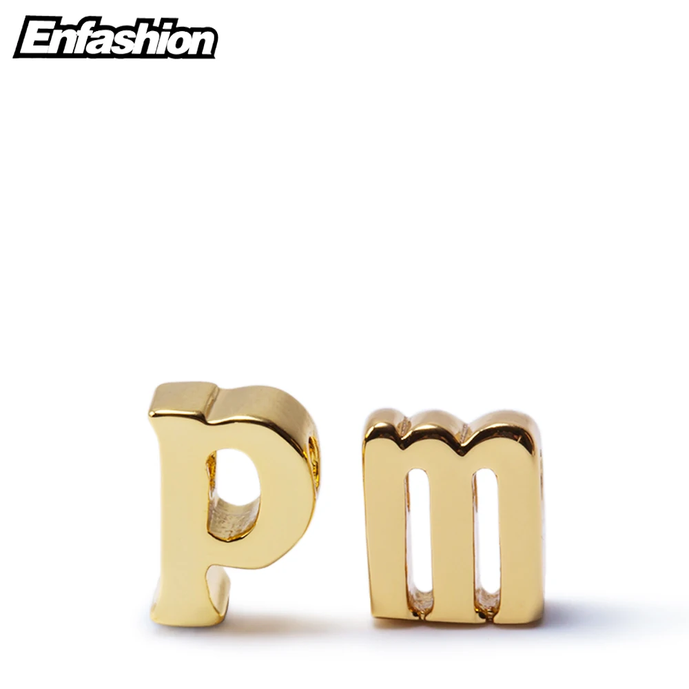

Enfashion lowercase Letter Necklaces Pendants Alphabet Initial Necklace Gold Color Choker Necklace For Women DIY Jewelry P9200
