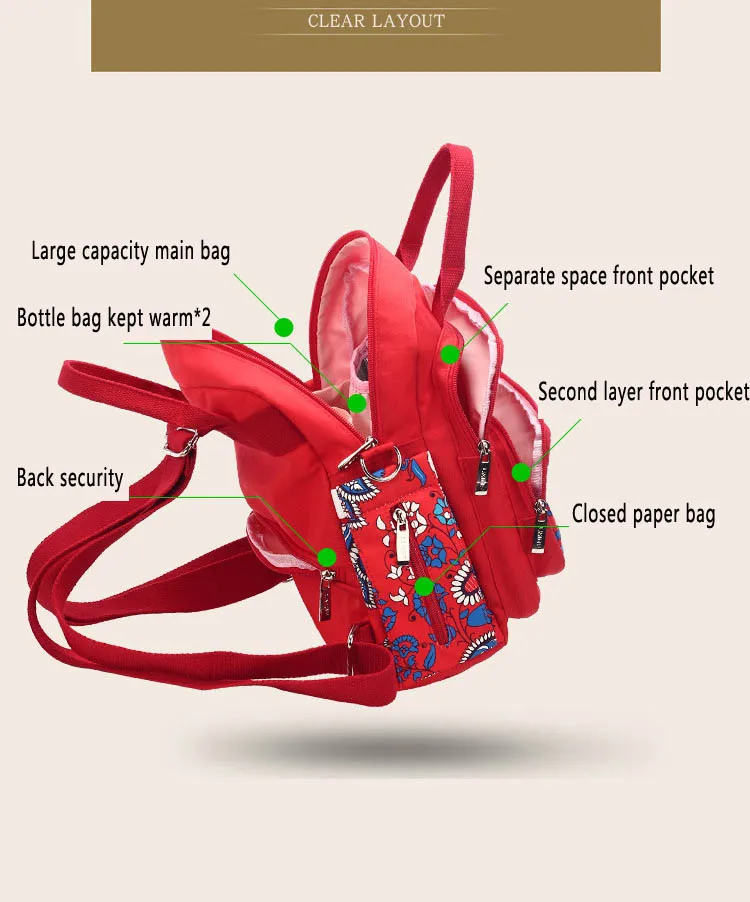 Мультяшная Детская сумка для пеленок, сумка для мам, сумка-тоут, рюкзак для пеленок, пеленальный органайзер, водонепроницаемые сумки для ухода за ребенком, сумка-мессенджер
