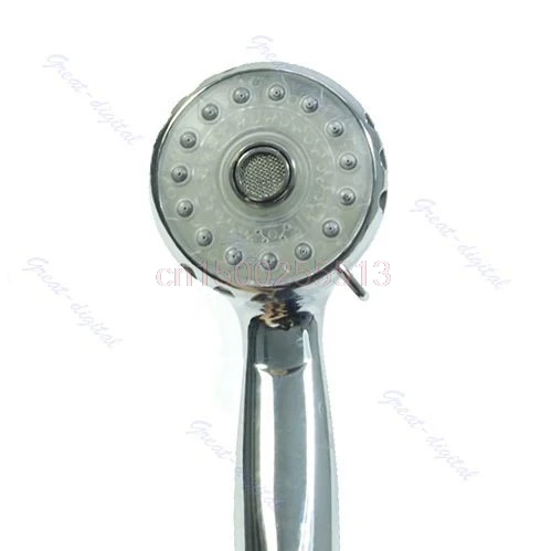 Shower Head Sprinkler Adjustable 3 Mode LED Light Shower Head Sprinkler Temperature Sensor Bathroom