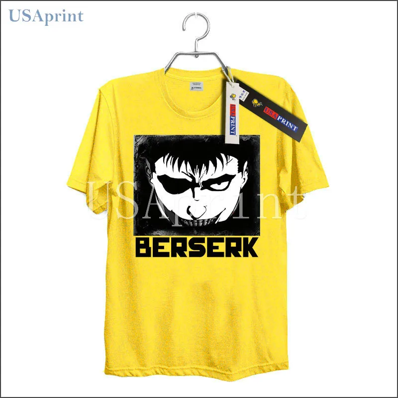 USAprint Streetwear Male Top Manga T Shirt Japanese Anime Men's T shirt