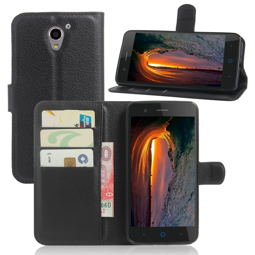

Book Style PU Leather Case Cover for ZTE Blade A510 Flip Wallet Phone Bags Cases with Stand for ZTE Blade A510